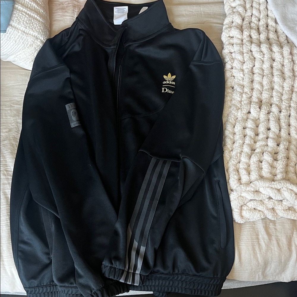 Adidas x Dime Men's Black Track Jacket (selling matching pants as well)